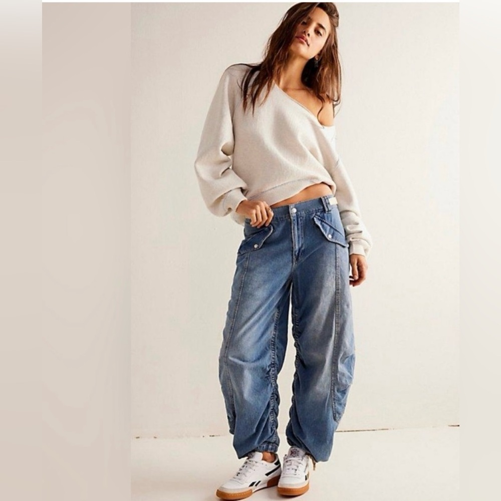 We The Free Women's Light Blue Boyfriend Jeans
